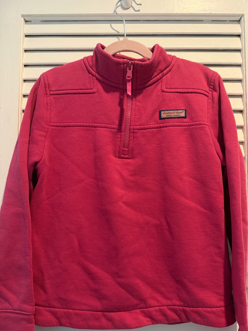 Vineyard Vines Girls Shep Shirt Pullover pink Girls 10-12